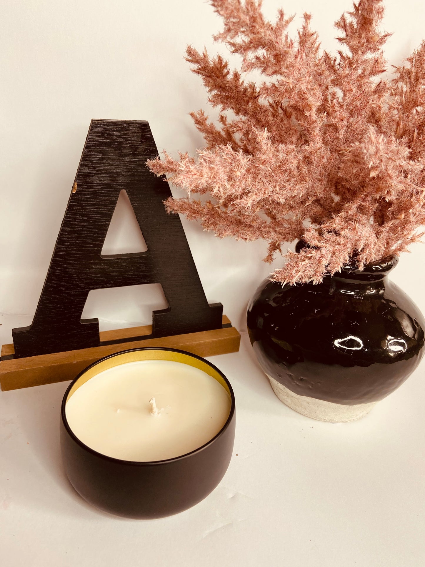 Apple Maple Bourbon - 7 oz - Black Tin Candle